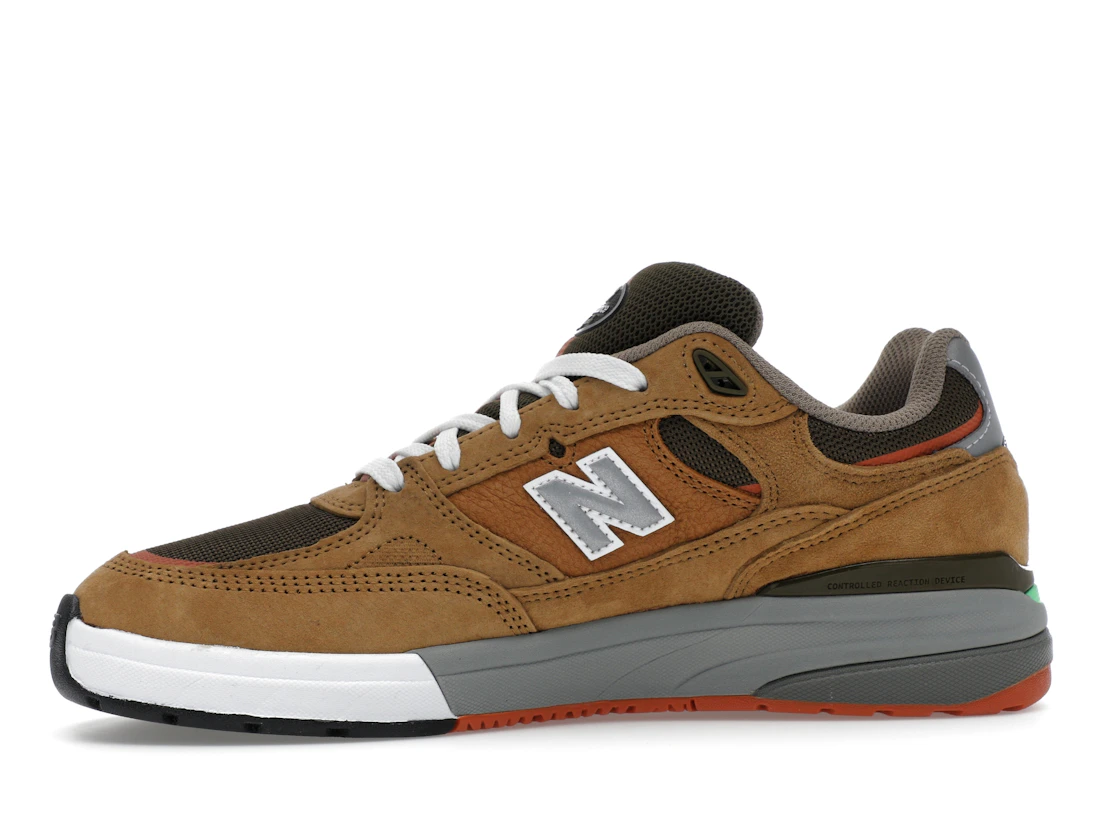 Vue 18 de New Balance Numeric 933 Andrew Reynolds Wheat