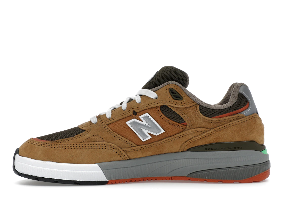 Vue 19 de New Balance Numeric 933 Andrew Reynolds Wheat