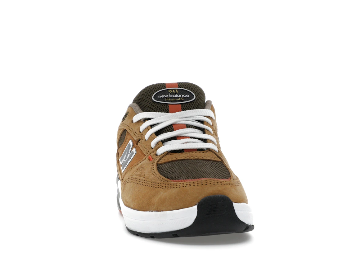 Vue 9 de New Balance Numeric 933 Andrew Reynolds Wheat