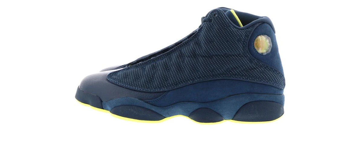Vue 13 de Jordan 13 Retro Squadron Blue (NE-YO Charity Auction)