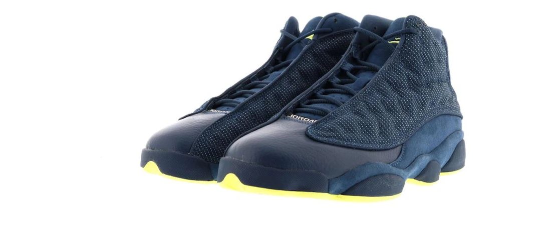 Vue 9 de Jordan 13 Retro Squadron Blue (NE-YO Charity Auction)