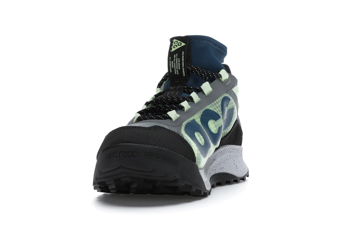 Vue 12 de Nike ACG Zoom Terra Zaherra Aviator Grey Barely Volt