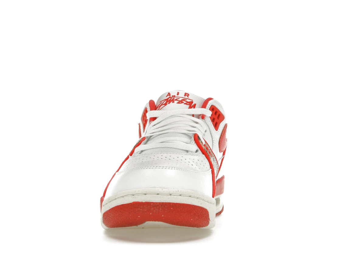 Vue 11 de Nike Air Flight '89 Low SP Stussy Habanero Red