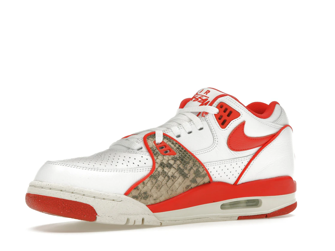 Vue 16 de Nike Air Flight '89 Low SP Stussy Habanero Red