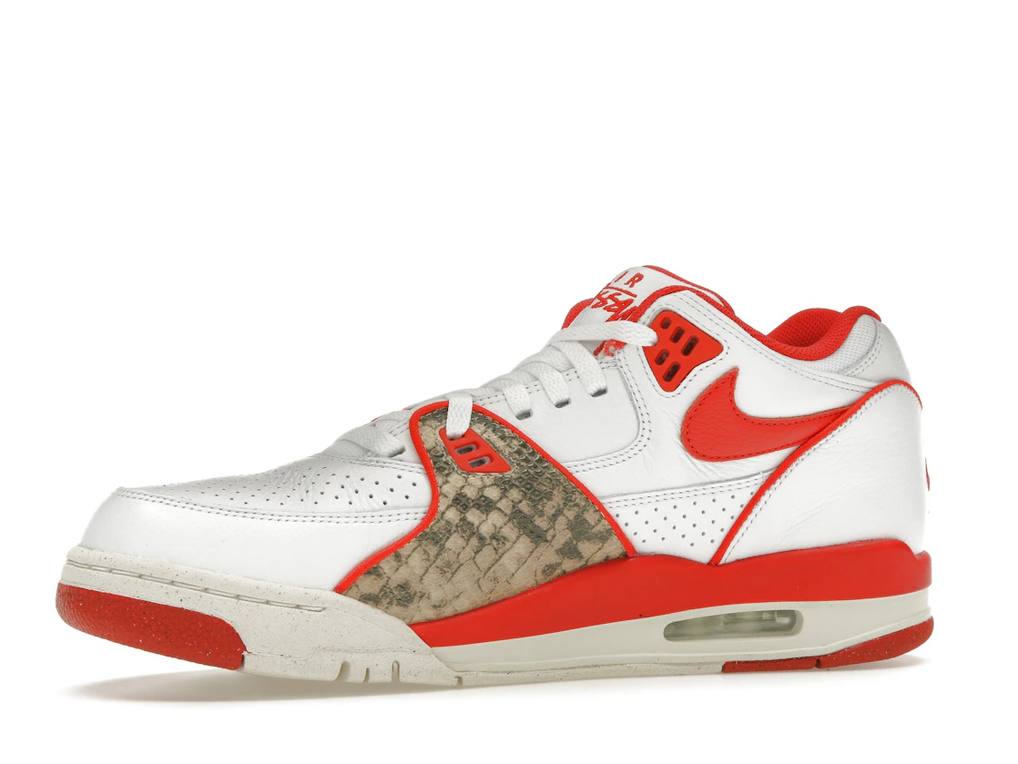 Vue 17 de Nike Air Flight '89 Low SP Stussy Habanero Red