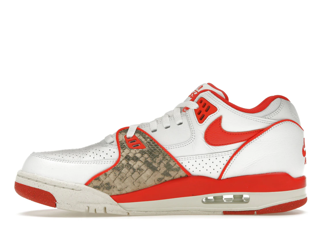 Vue 19 de Nike Air Flight '89 Low SP Stussy Habanero Red