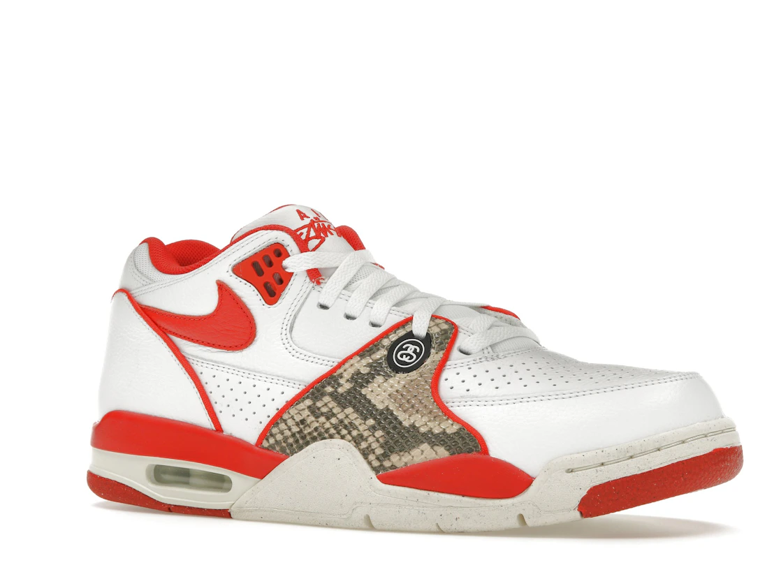 Vue 4 de Nike Air Flight '89 Low SP Stussy Habanero Red