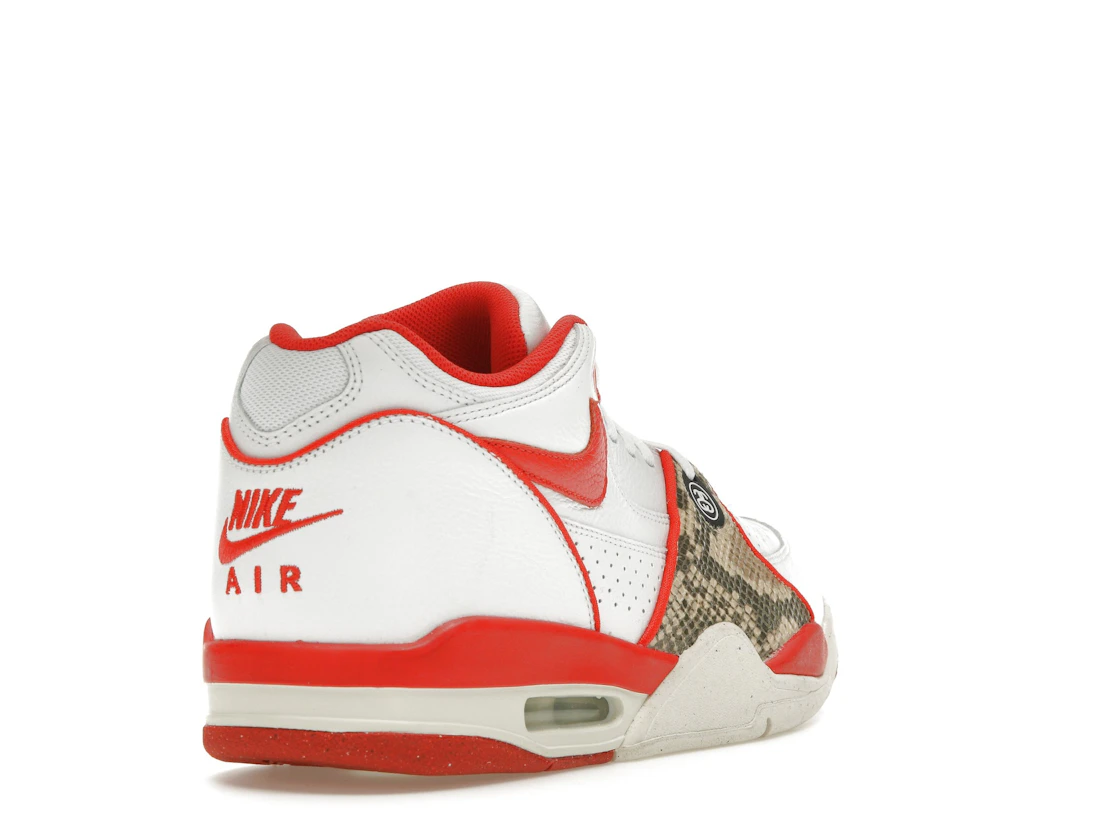Vue 31 de Nike Air Flight '89 Low SP Stussy Habanero Red