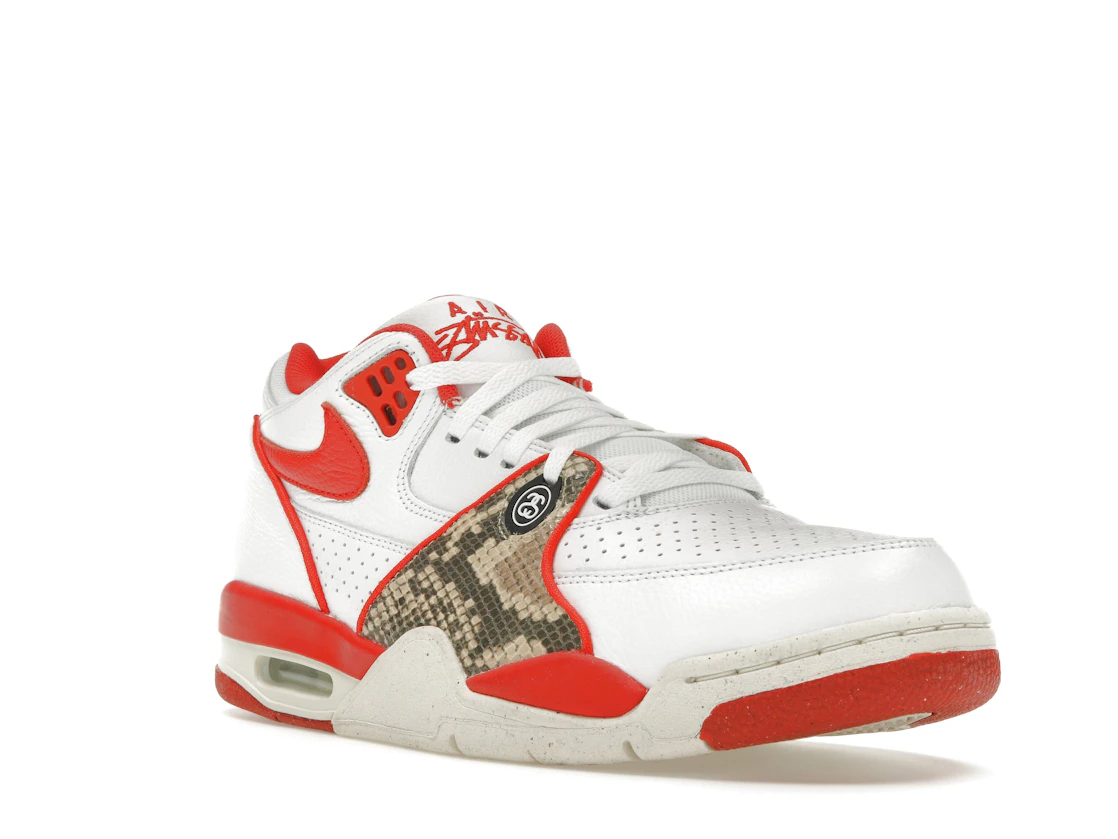 Vue 6 de Nike Air Flight '89 Low SP Stussy Habanero Red