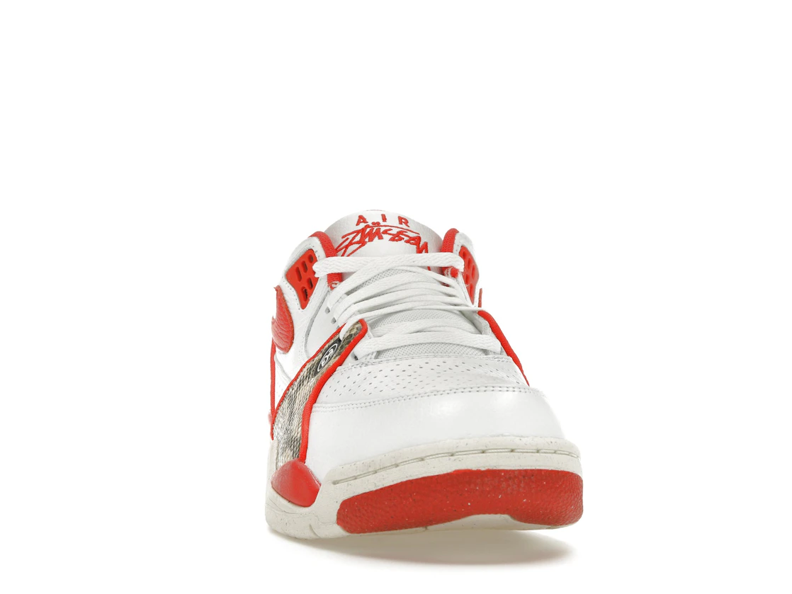 Vue 9 de Nike Air Flight '89 Low SP Stussy Habanero Red