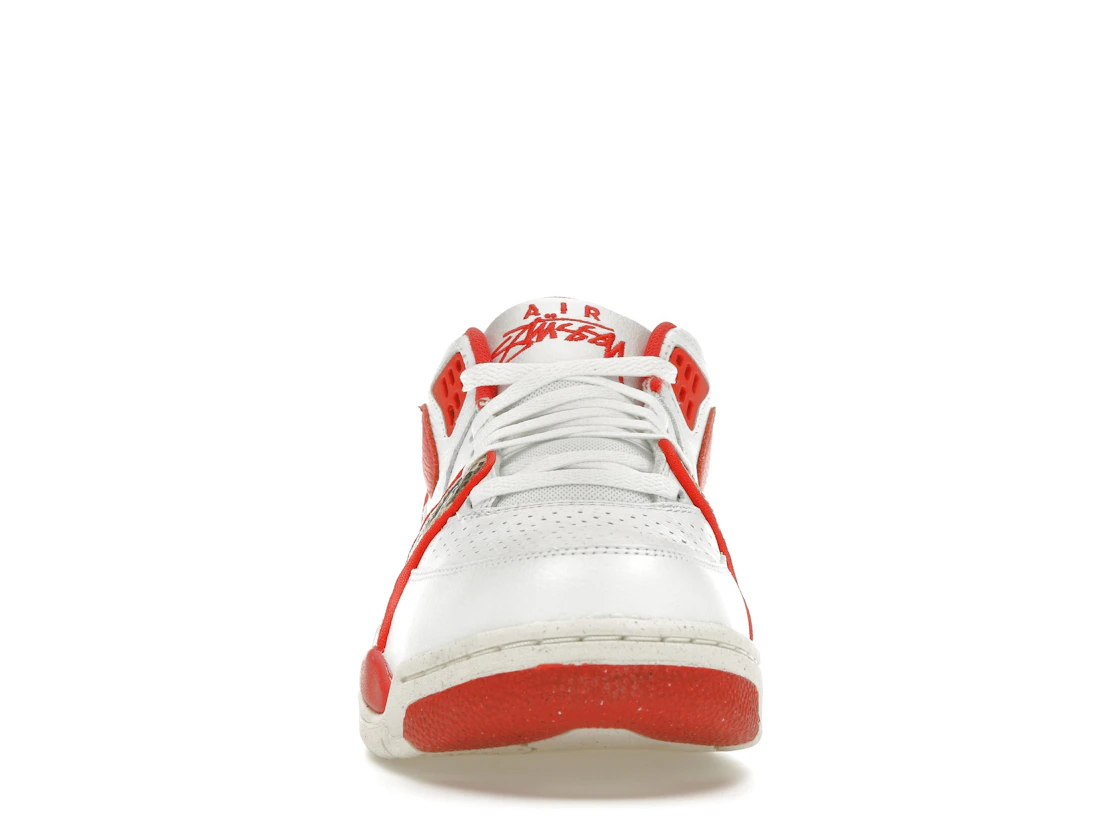 Vue 10 de Nike Air Flight '89 Low SP Stussy Habanero Red