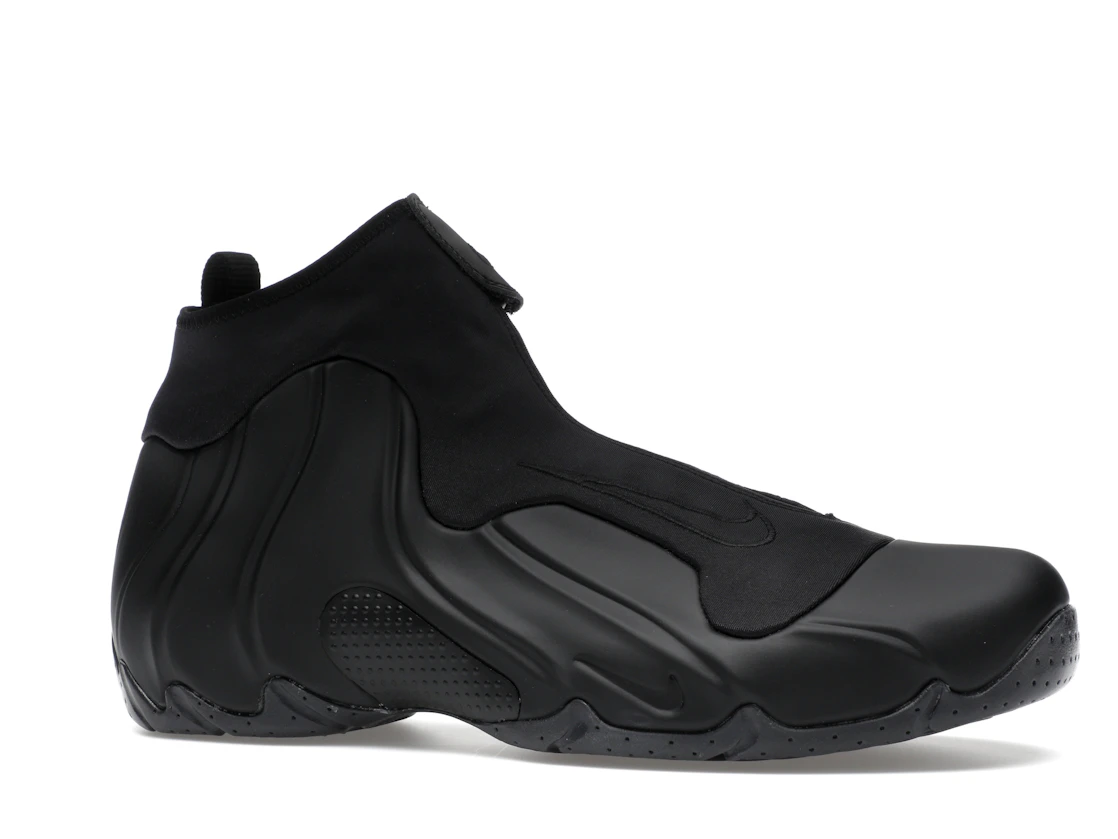 Vue 3 de Nike Air Flightposite Black (2025)