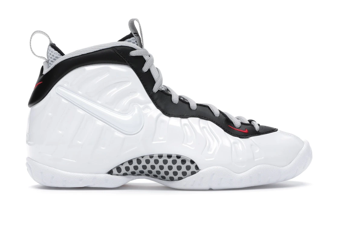 Vue 1 de Nike Air Foamposite Pro White Black University Red (GS)