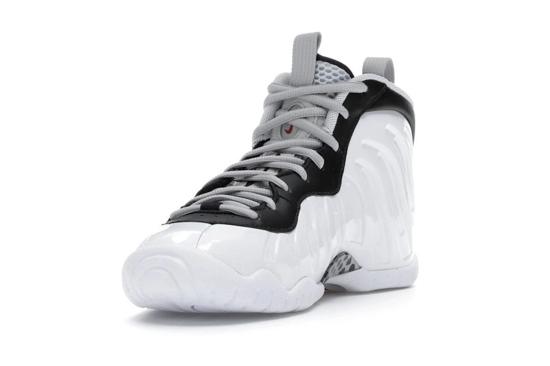 Vue 13 de Nike Air Foamposite Pro White Black University Red (GS)