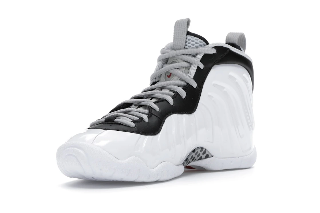 Vue 14 de Nike Air Foamposite Pro White Black University Red (GS)
