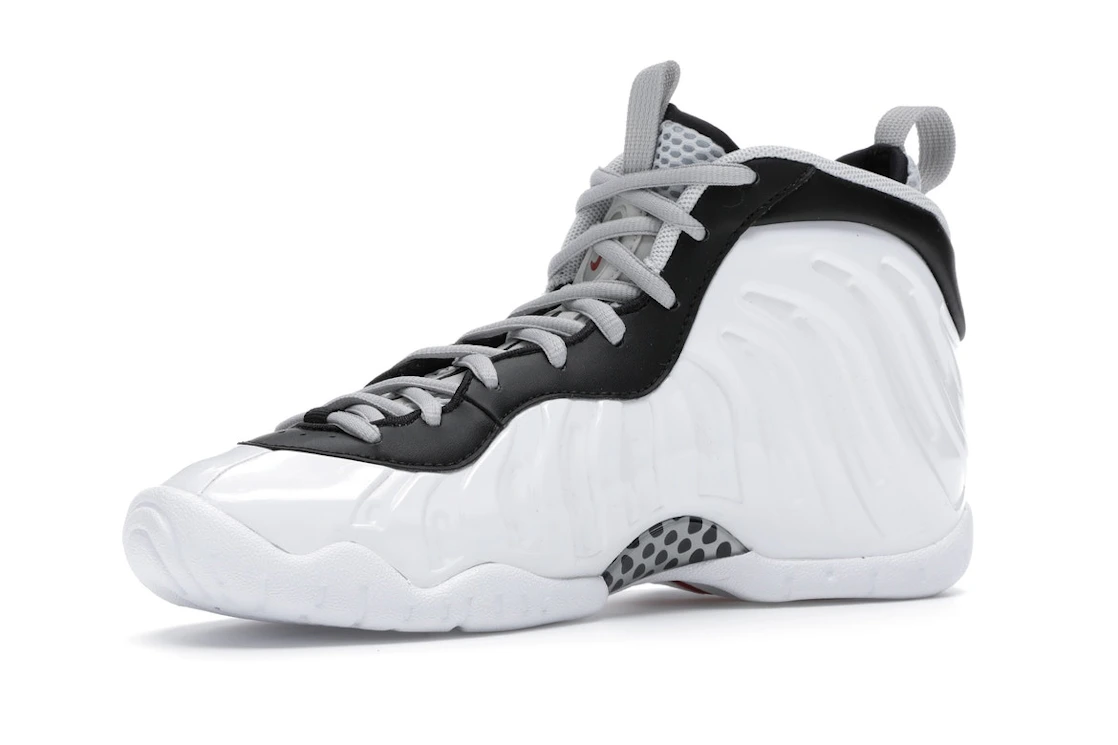 Vue 16 de Nike Air Foamposite Pro White Black University Red (GS)