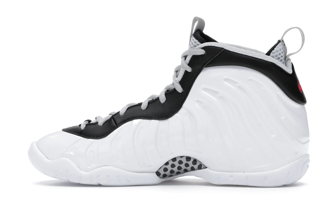 Vue 20 de Nike Air Foamposite Pro White Black University Red (GS)
