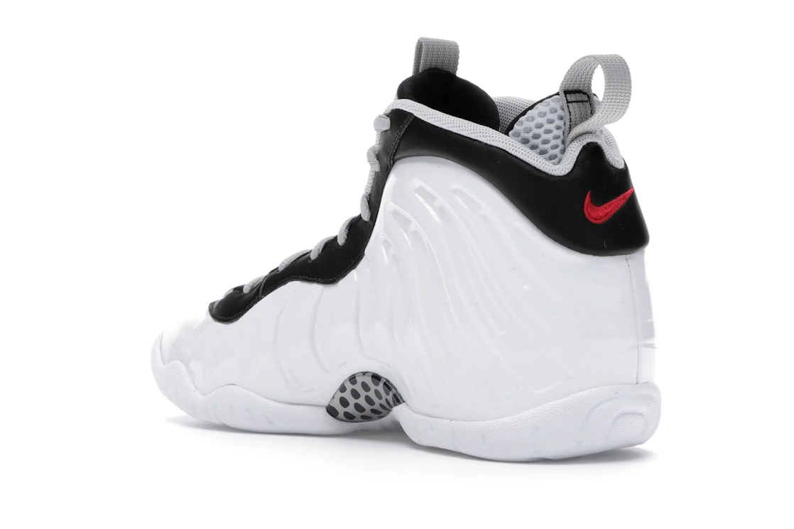 Vue 24 de Nike Air Foamposite Pro White Black University Red (GS)