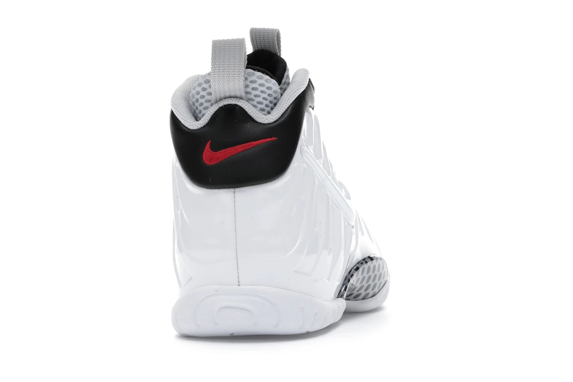 Vue 29 de Nike Air Foamposite Pro White Black University Red (GS)