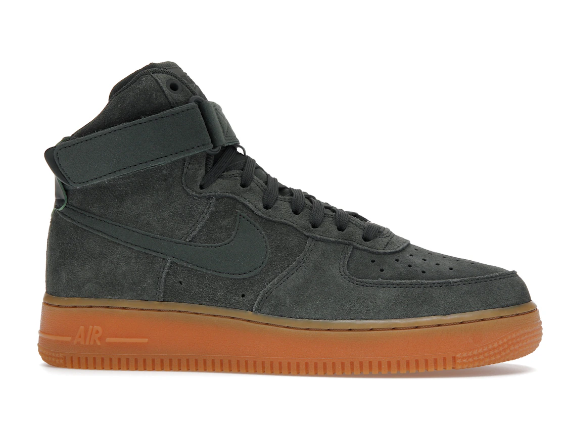 Vue 2 de Nike Air Force 1 High '07 LV8 Suede Vintage Green