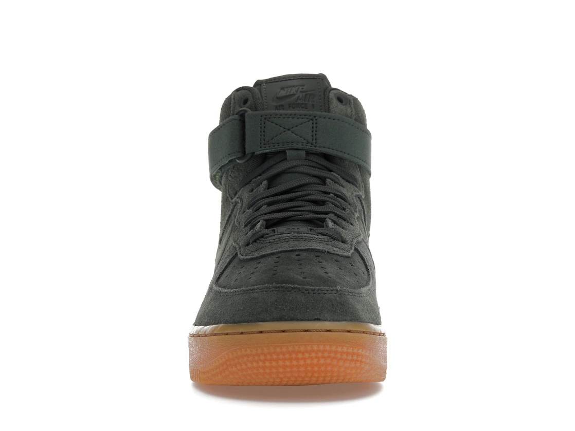 Vue 10 de Nike Air Force 1 High '07 LV8 Suede Vintage Green