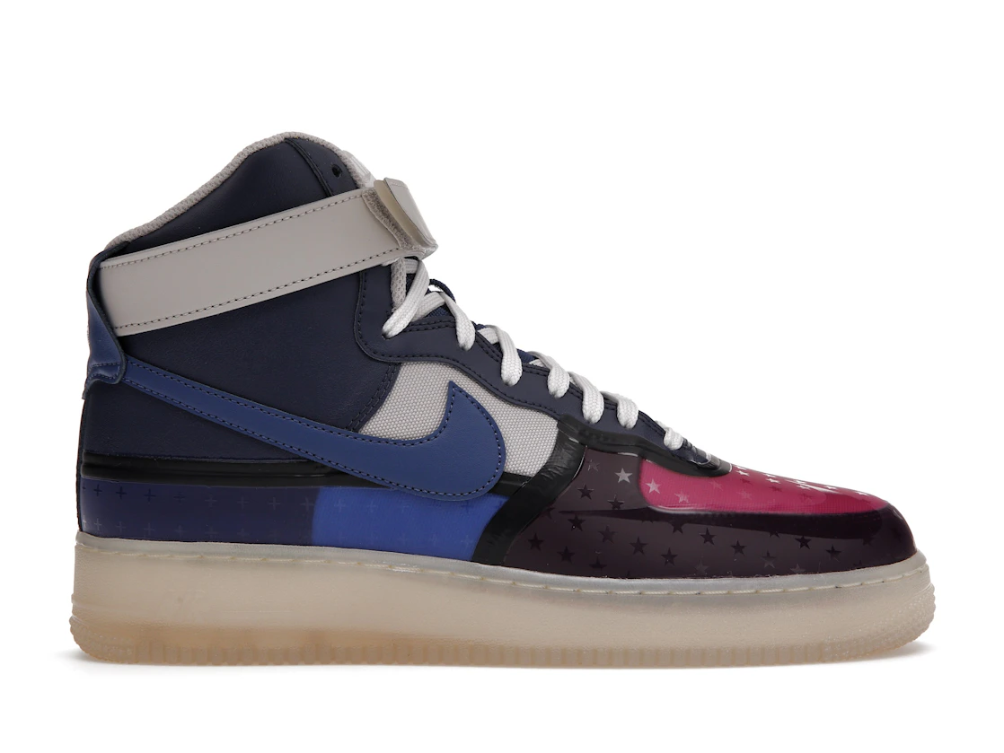 Vue 1 de Nike Air Force 1 High '07 Premium Thunder Blue Pink Prime