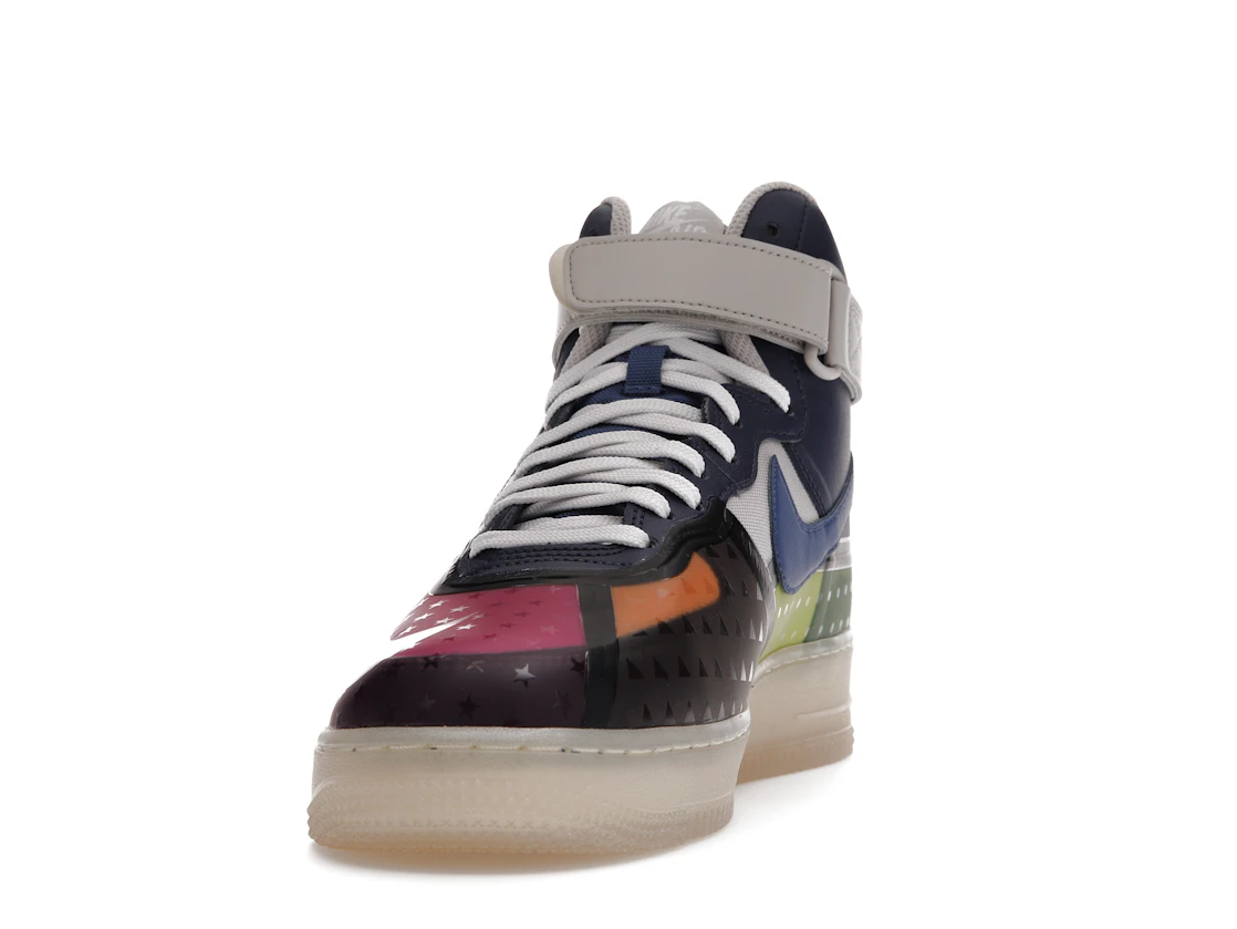 Vue 12 de Nike Air Force 1 High '07 Premium Thunder Blue Pink Prime