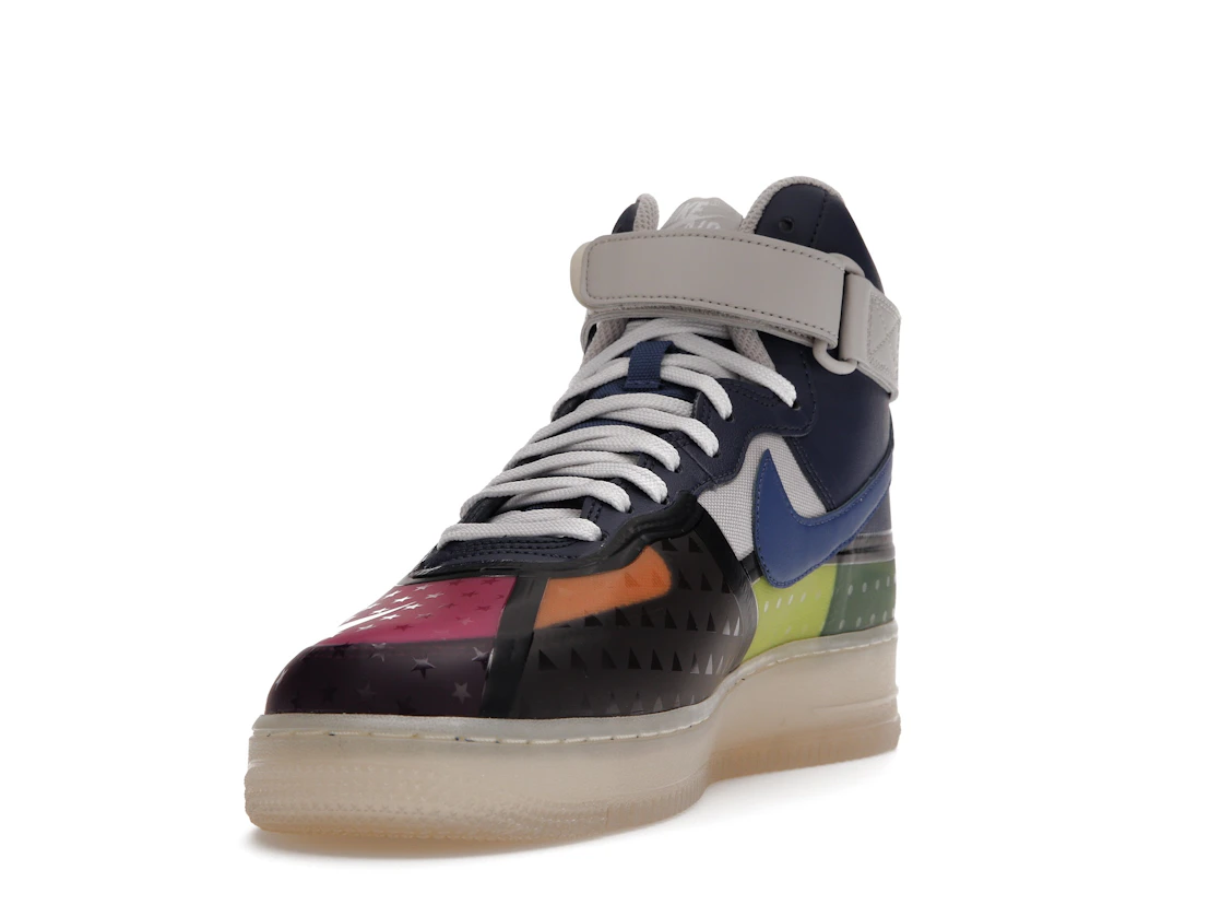 Vue 13 de Nike Air Force 1 High '07 Premium Thunder Blue Pink Prime