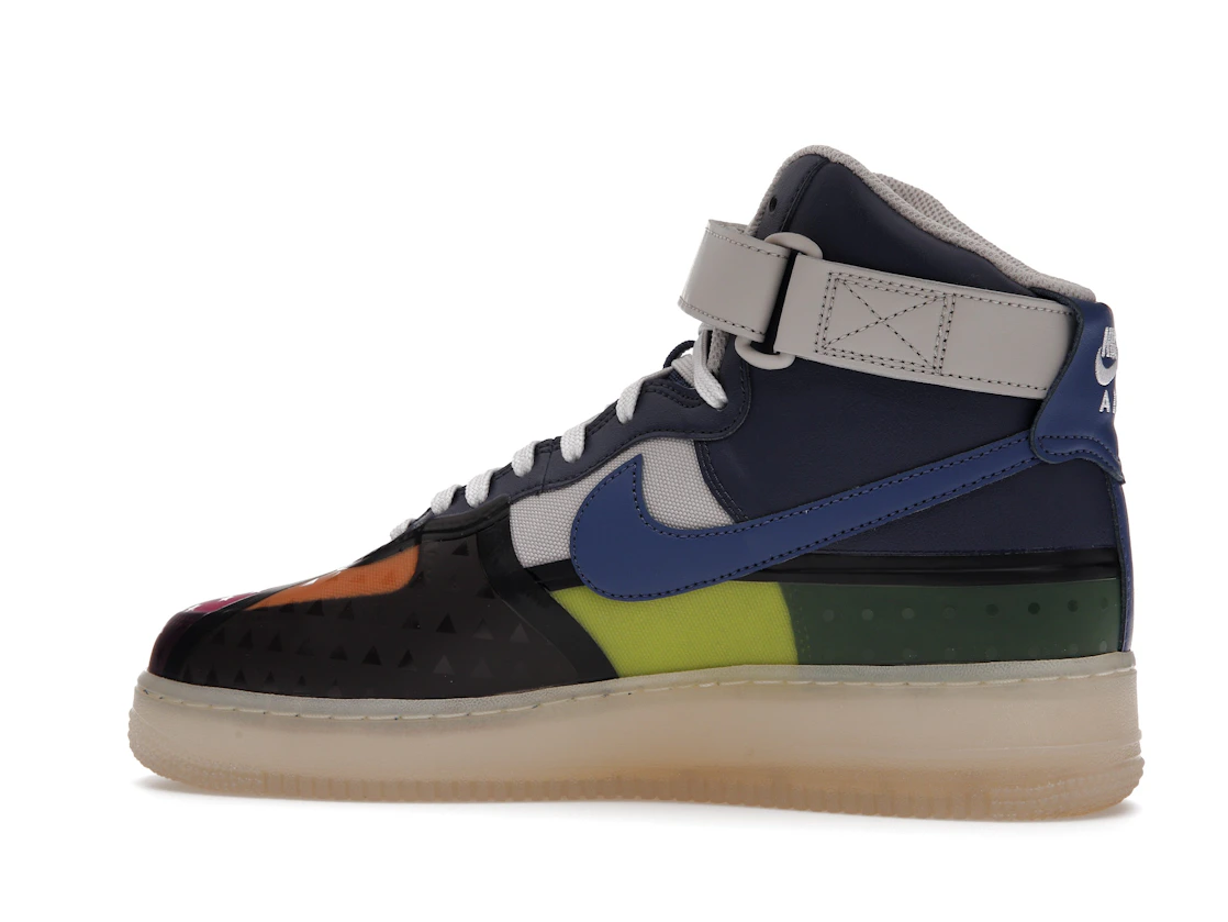 Vue 21 de Nike Air Force 1 High '07 Premium Thunder Blue Pink Prime
