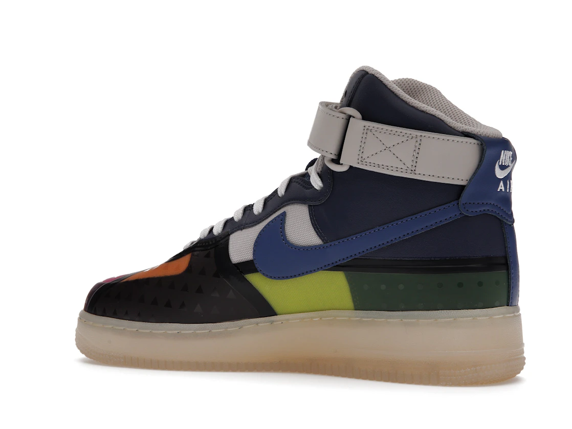 Vue 22 de Nike Air Force 1 High '07 Premium Thunder Blue Pink Prime