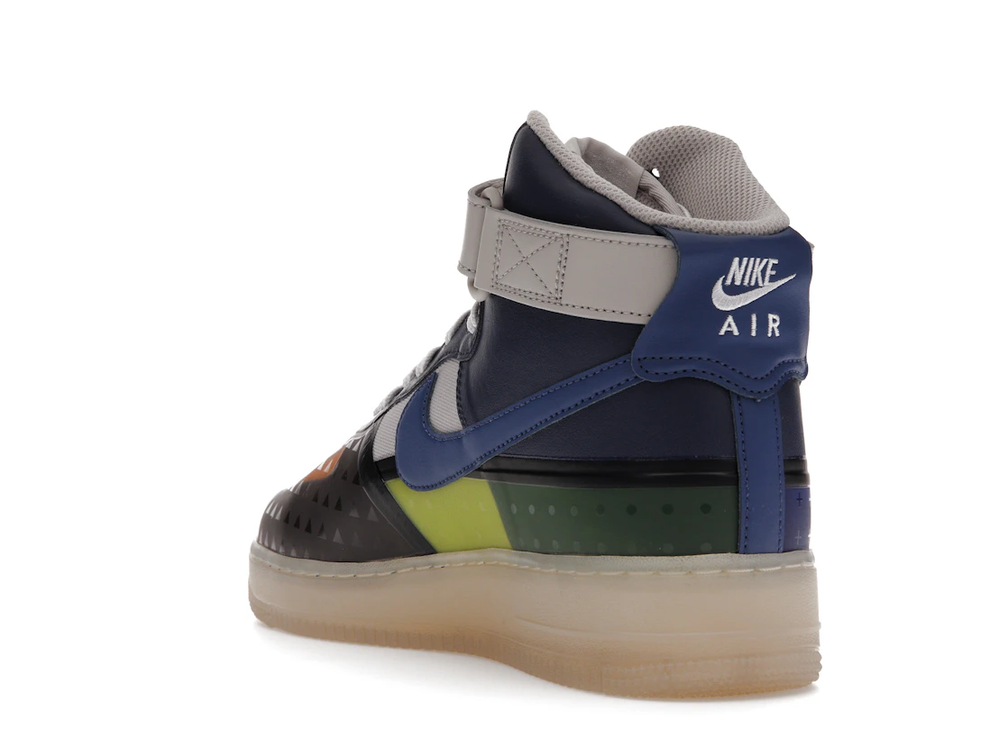 Vue 25 de Nike Air Force 1 High '07 Premium Thunder Blue Pink Prime