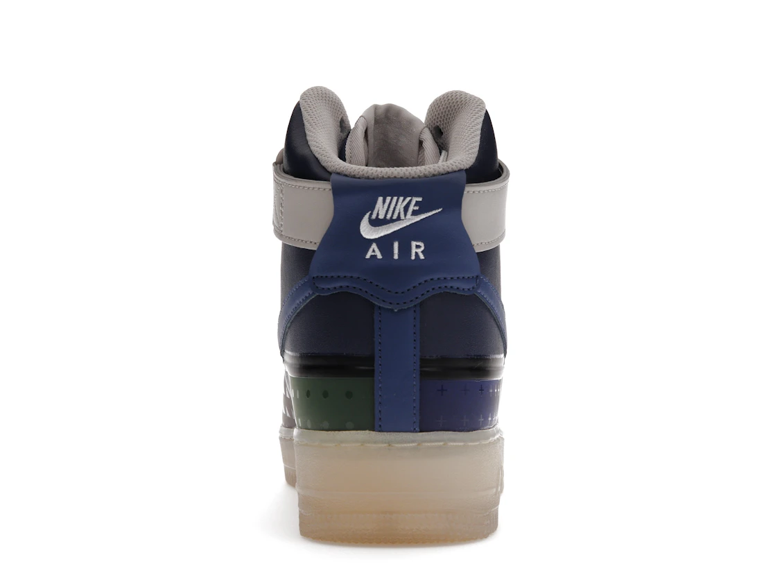 Vue 28 de Nike Air Force 1 High '07 Premium Thunder Blue Pink Prime