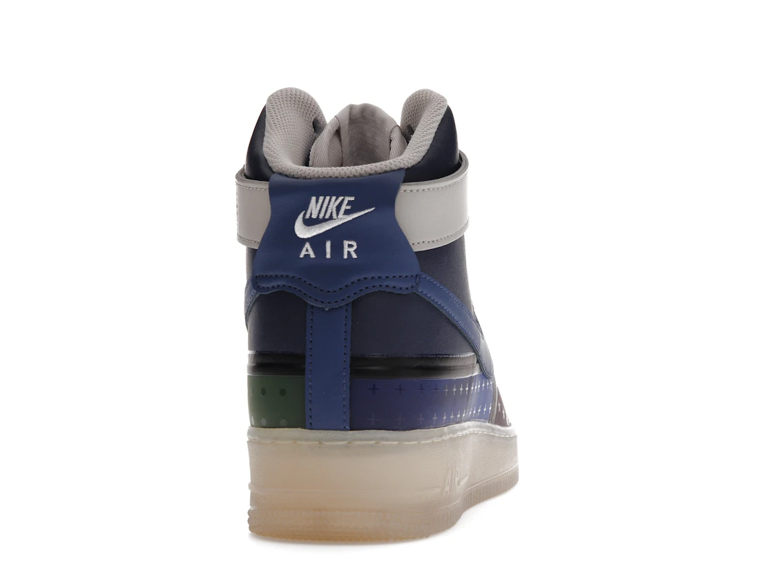 Vue 29 de Nike Air Force 1 High '07 Premium Thunder Blue Pink Prime