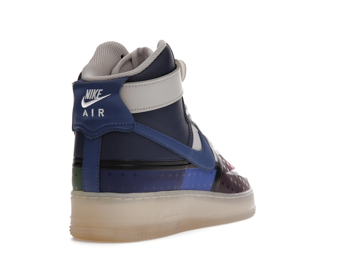Vue 31 de Nike Air Force 1 High '07 Premium Thunder Blue Pink Prime