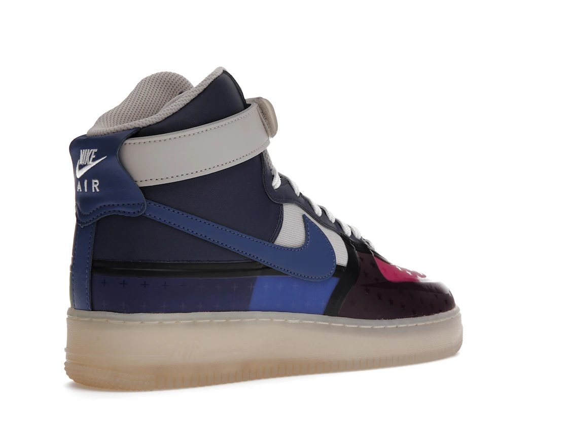 Vue 33 de Nike Air Force 1 High '07 Premium Thunder Blue Pink Prime