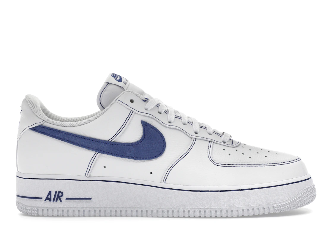 Vue 1 de Nike Air Force 1 Low '07 LV8 White Deep Royal Blue