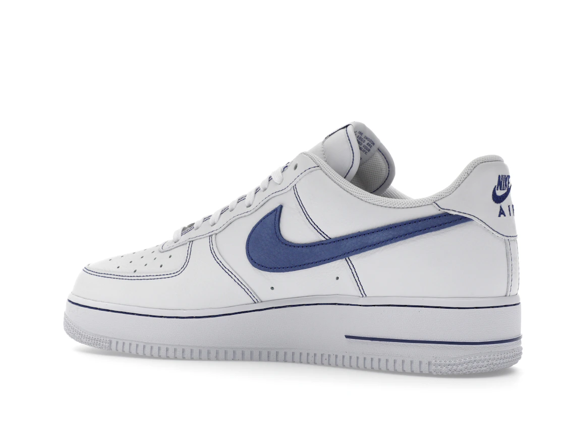 Vue 22 de Nike Air Force 1 Low '07 LV8 White Deep Royal Blue