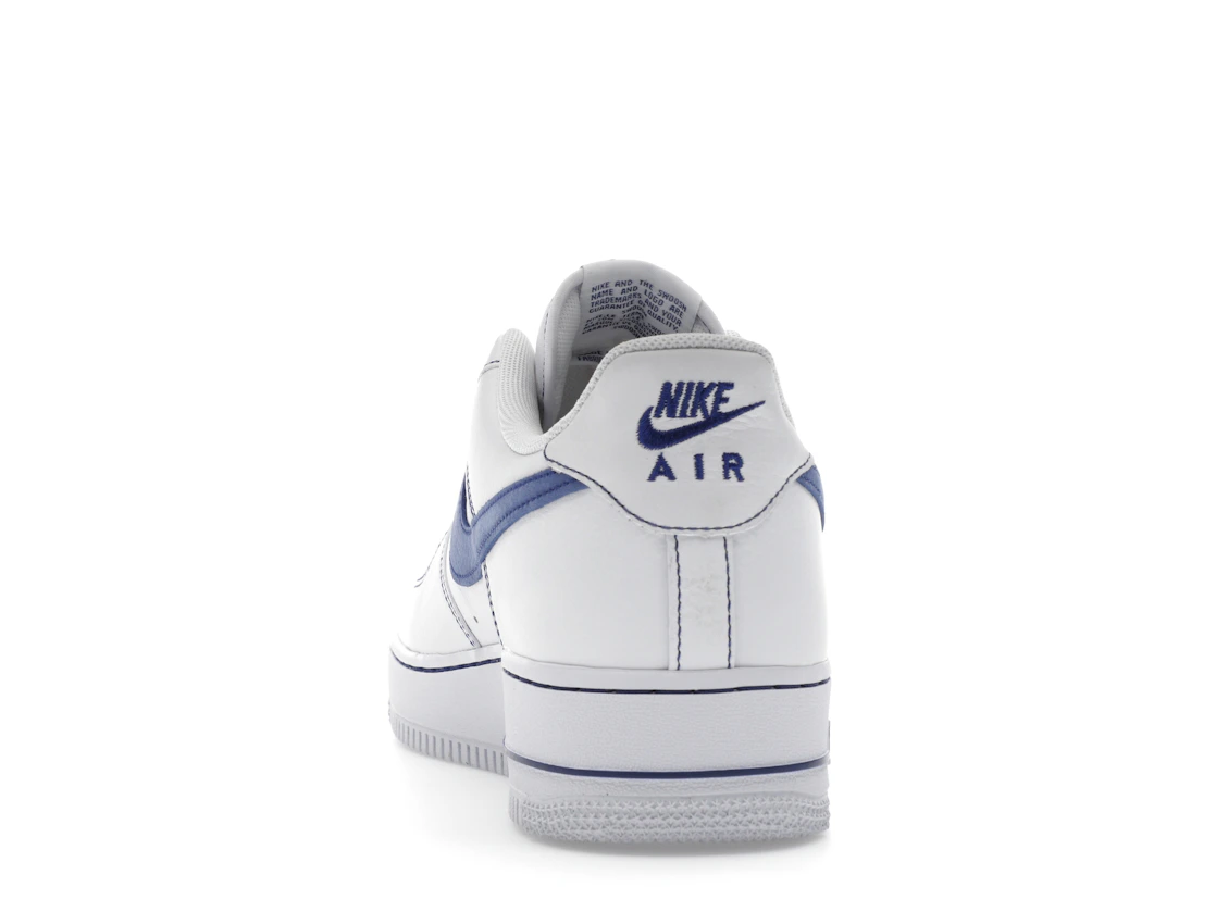 Vue 27 de Nike Air Force 1 Low '07 LV8 White Deep Royal Blue