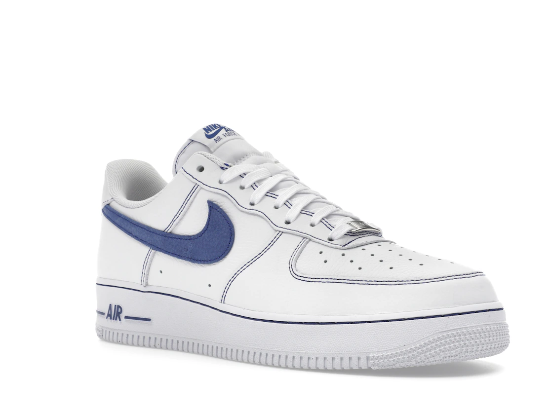 Vue 5 de Nike Air Force 1 Low '07 LV8 White Deep Royal Blue