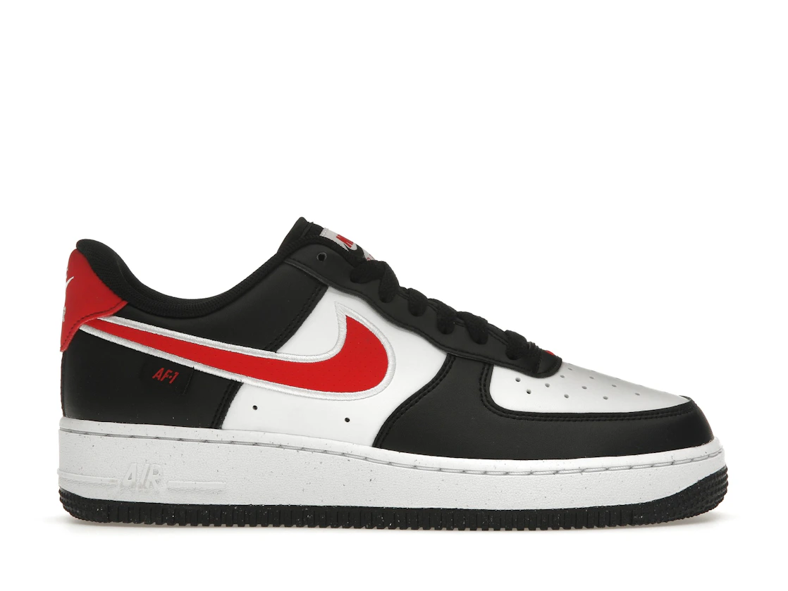 Vue 1 de Nike Air Force 1 Low '07 Next Nature Black White University Red