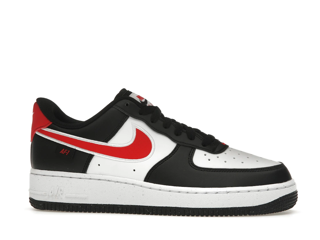 Vue 2 de Nike Air Force 1 Low '07 Next Nature Black White University Red