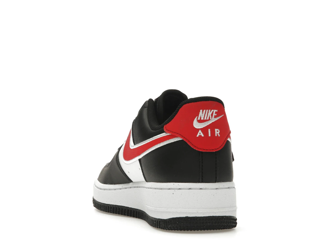 Vue 26 de Nike Air Force 1 Low '07 Next Nature Black White University Red