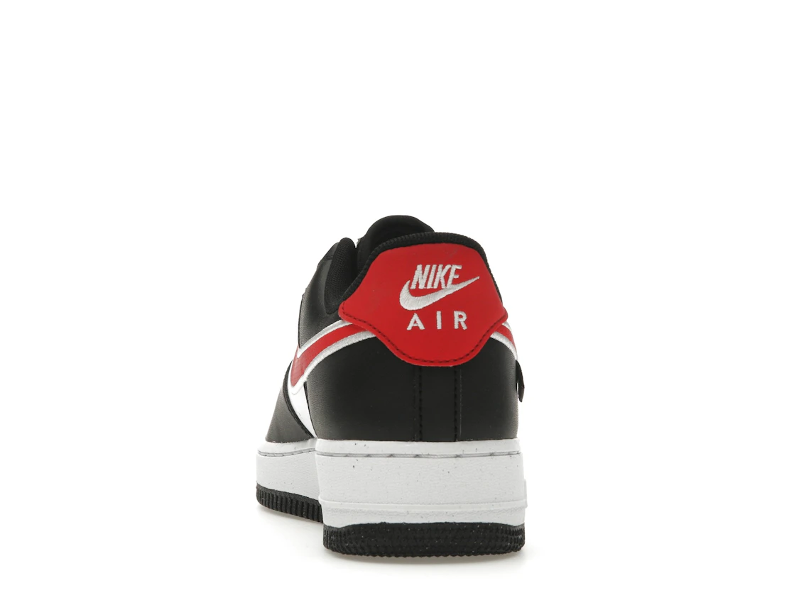 Vue 27 de Nike Air Force 1 Low '07 Next Nature Black White University Red