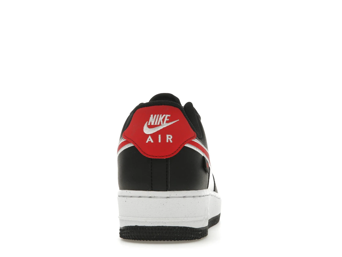 Vue 28 de Nike Air Force 1 Low '07 Next Nature Black White University Red