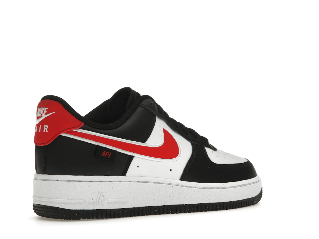 Vue 33 de Nike Air Force 1 Low '07 Next Nature Black White University Red