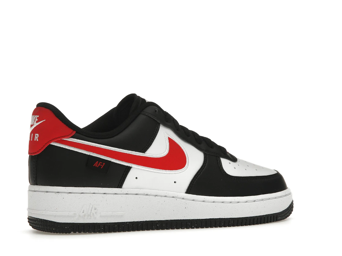 Vue 34 de Nike Air Force 1 Low '07 Next Nature Black White University Red