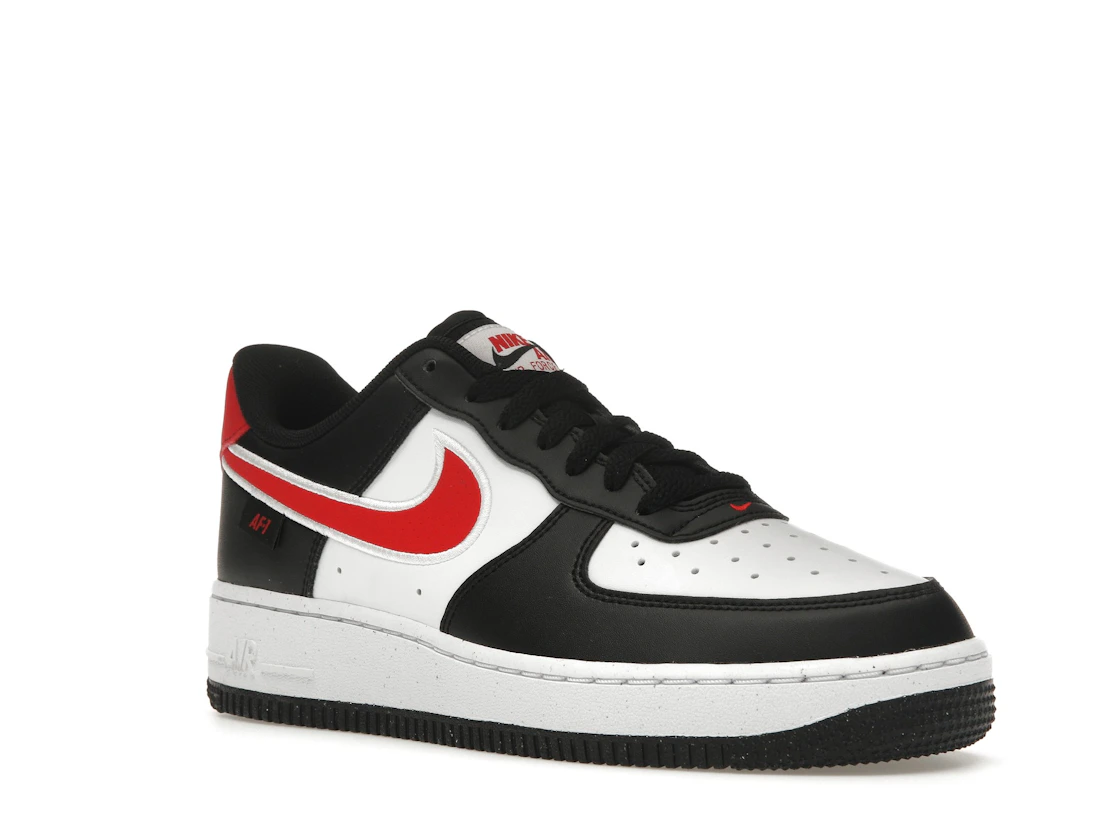 Vue 5 de Nike Air Force 1 Low '07 Next Nature Black White University Red