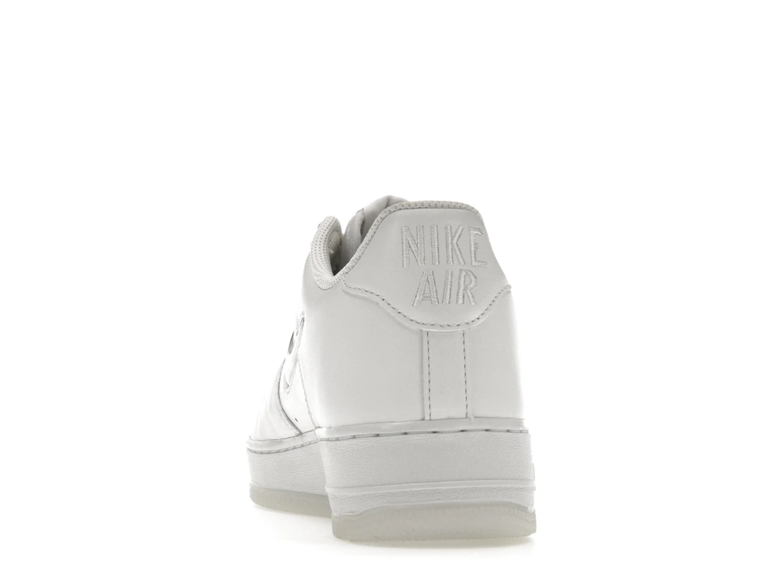 Vue 27 de Nike Air Force 1 Low '07 Retro Color of the Month Jewel Swoosh Triple White