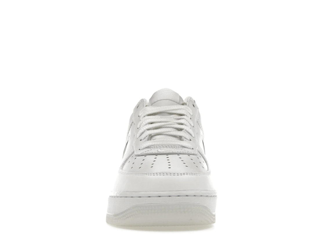 Vue 10 de Nike Air Force 1 Low '07 Retro Color of the Month Jewel Swoosh Triple White
