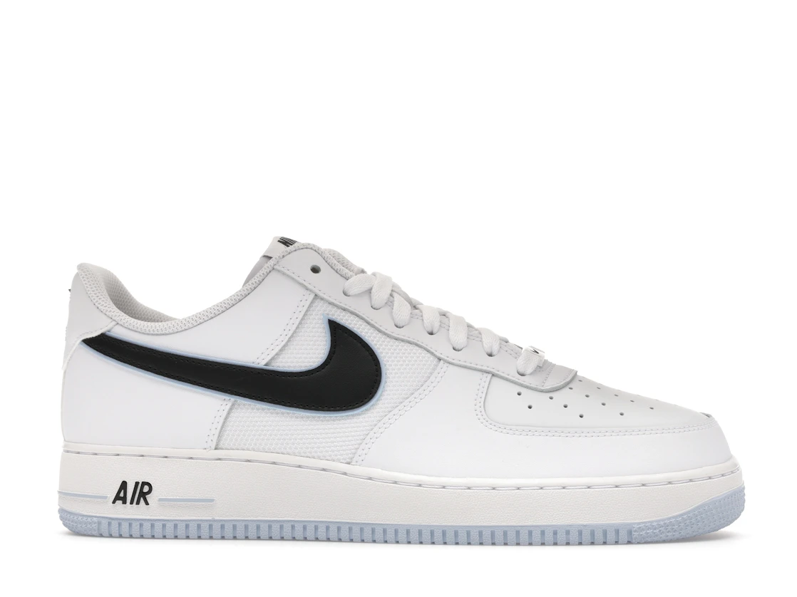 Vue 2 de Nike Air Force 1 Low '07 White Black Hydrogen Blue
